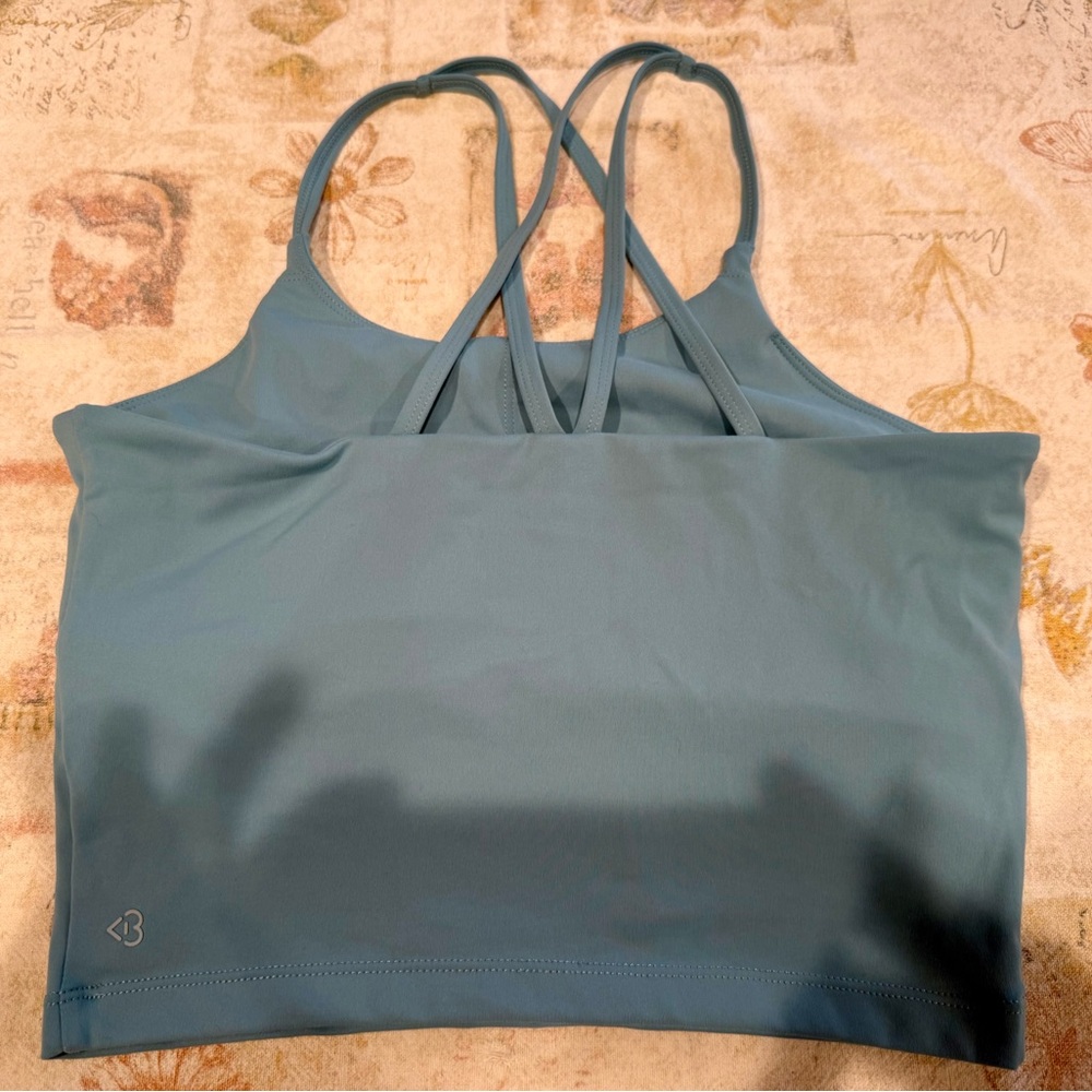 Blogilates Small Light Teal Active Tank Top - Picture 4 of 8